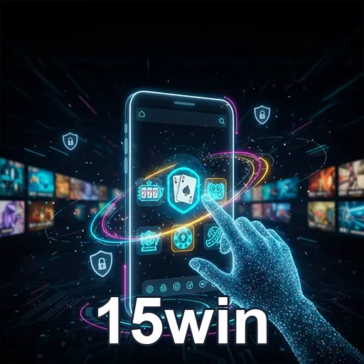 Imagem do aplicativo 15win, mostrando funcionalidades de apostas no site 15win para facilitar suas apostas esportivas.