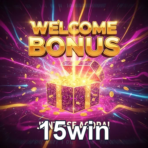 Imagem promocional do bônus 05 no site 15win, destaque para ofertas e vantagens exclusivas